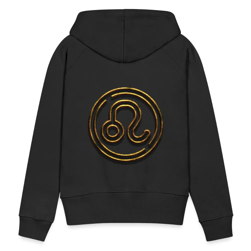 Leo 3D Gold Women’s Premium Hoodie